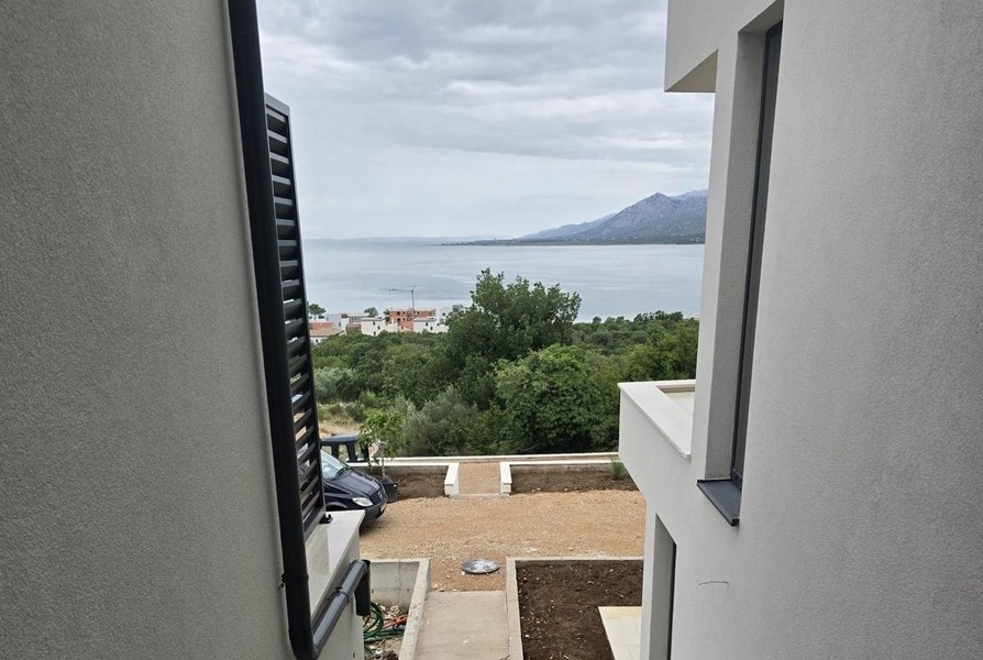 Havsutsikt över fastighet A2363 i Kroatien - Panorama Scouting.