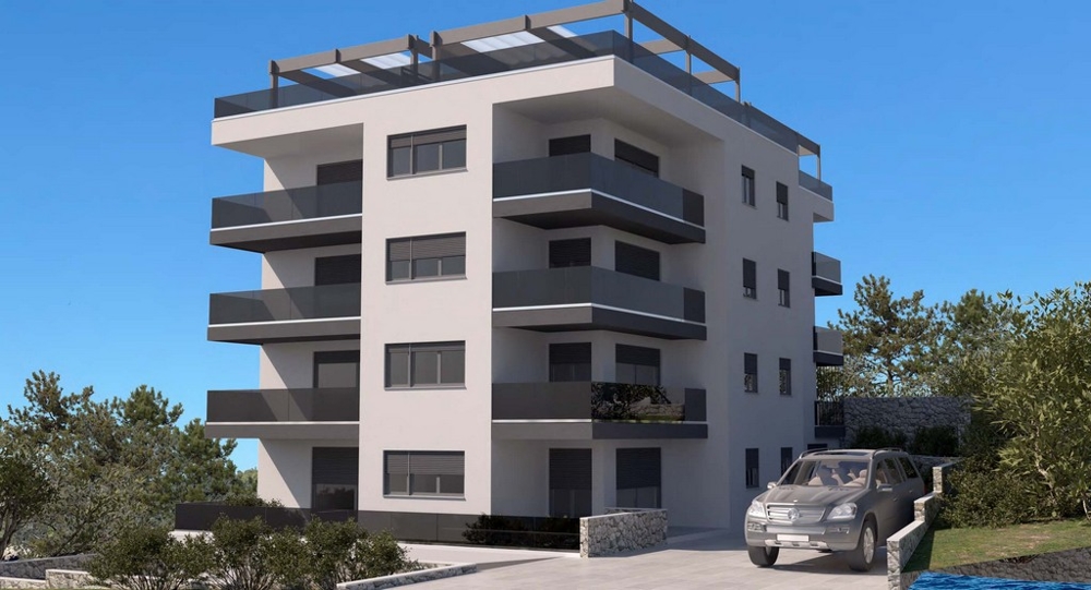 Köp lägenheter i Kroatien, Centrala Dalmatien, ön Ciovo Trogir - Panorama Scouting Immobilien A2467, inköpspris: 222 000 EUR - Bild 2