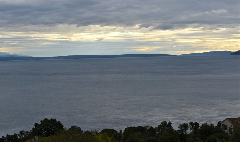 Terrass med havsutsikt på fastighet A2695, som är till salu i Kroatien i Opatija-regionen - Panorama Scouting.