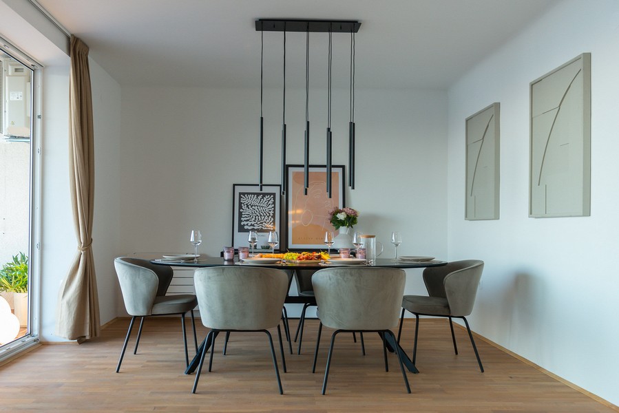 Matplats i lägenhet A2717, som är till salu i Volosko nära Opatija - Panorama Scouting.