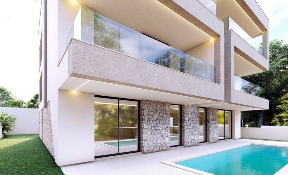 Bottenvåningslägenhet med pool i Zadar, Kroatien - Panorama Scouting.