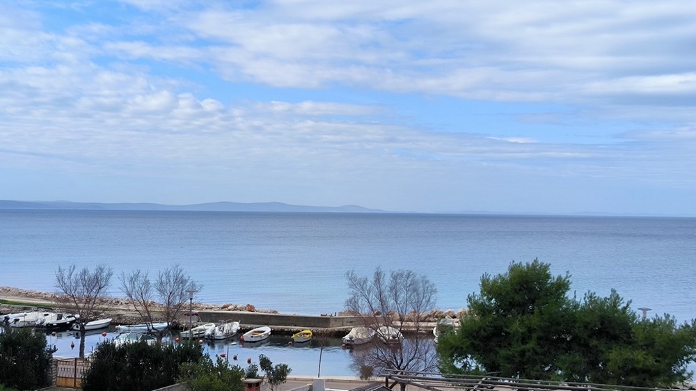 Havsutsikt över fastighet A2795, Kroatien - Panorama Scouting.