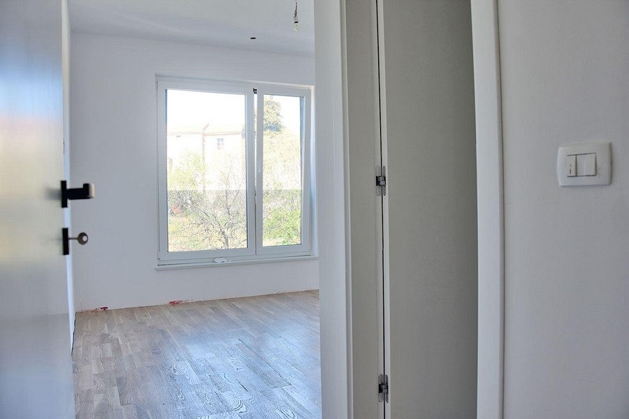 Utsikt över den ljusa sovdelen.