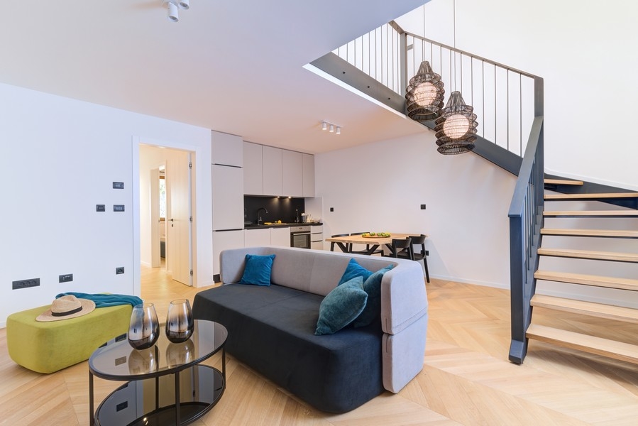 Fullt utrustade lägenheter vid havet