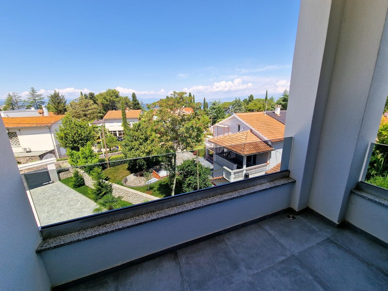 Havsutsikt från terrassen.