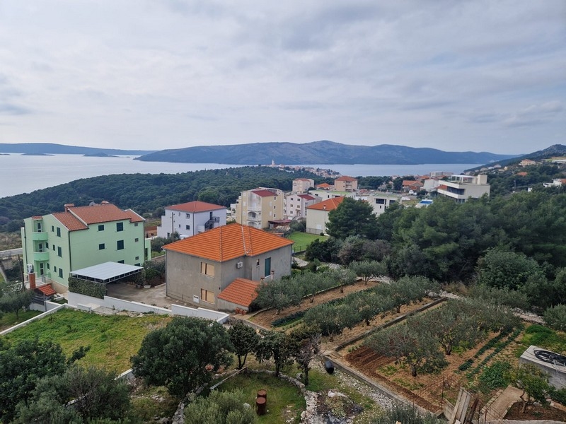 3D-bild av den nya A3011-byggnaden nära Trogir i Kroatien.