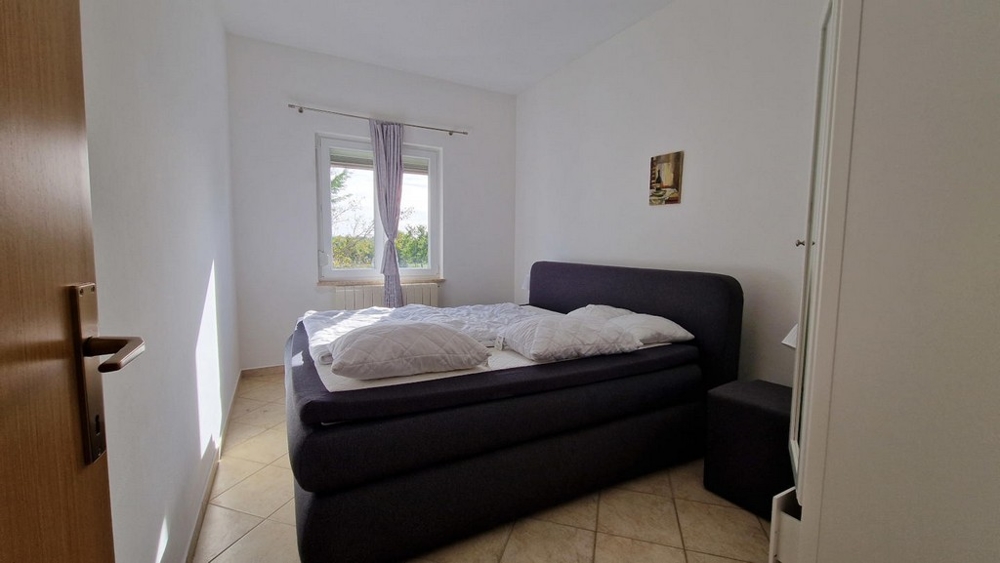 Sovrum med havsutsikt