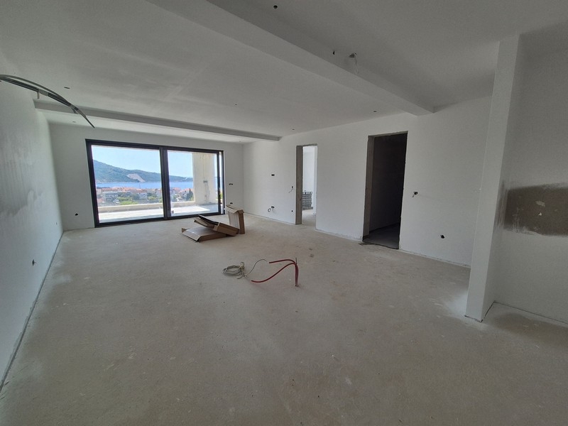 Utsikt över havet från terrassen på fastighet A3329 - till salu i Kroatien