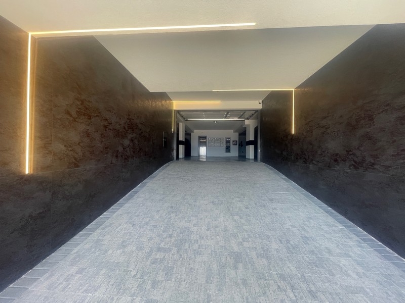 Entréområdet till fastigheten Kroatien.