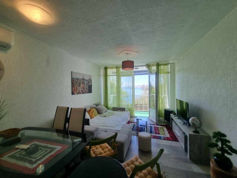 Havsutsikt från vardagsrummet i lägenhet A3433 i Kroatien - Panorama Scouting.