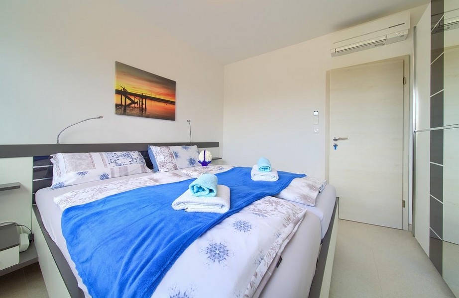 Luftkonditionerat sovrum i lägenhet A3444.