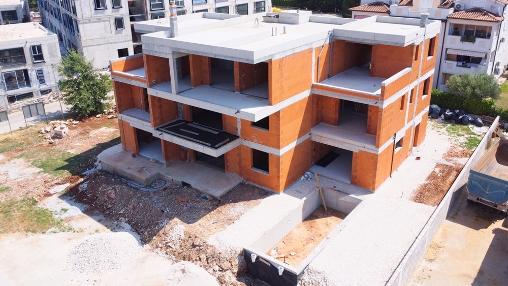 Köp en ny lägenhet med vacker havsutsikt i Istrien - Panorama Scouting A3477.