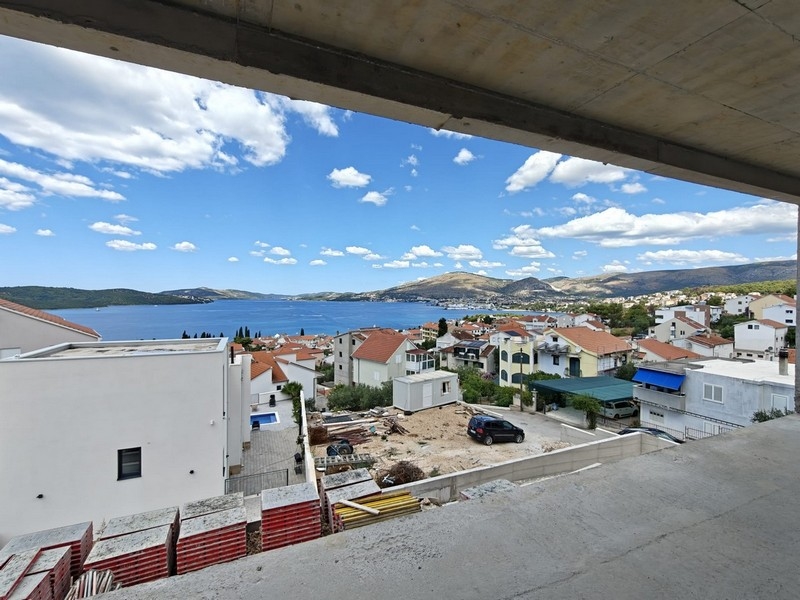 Vacker havsutsikt över fastighet A3576, Ciovo Island Kroatien.