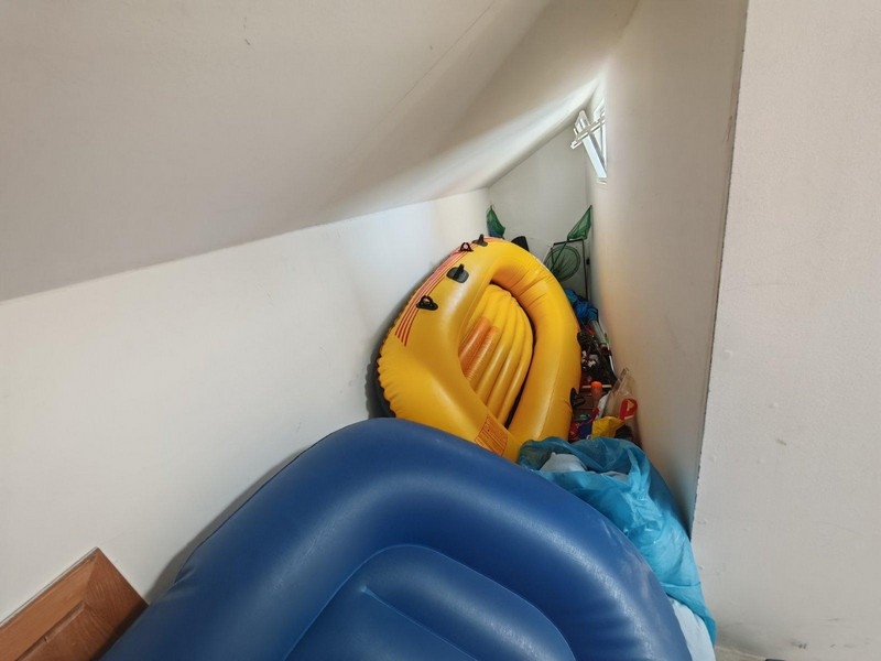 Andra förrådet under snedtak