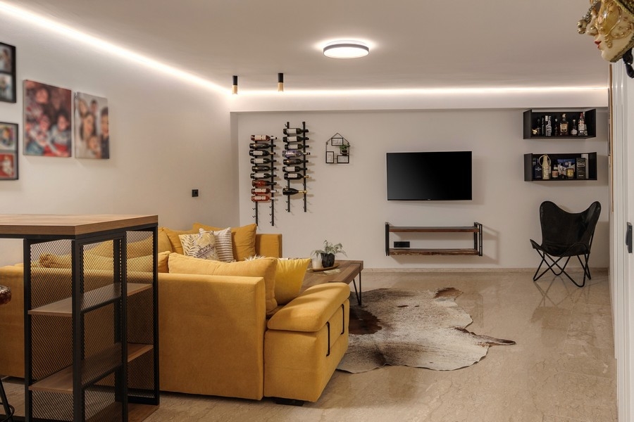 Mormorslägenhet i källaren på fastighet A3669 i Kroatien nära Opatija.