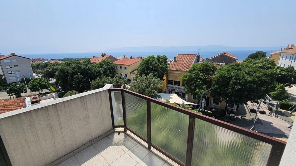 Havsutsikt över lägenhet A3677 i Kroatien.