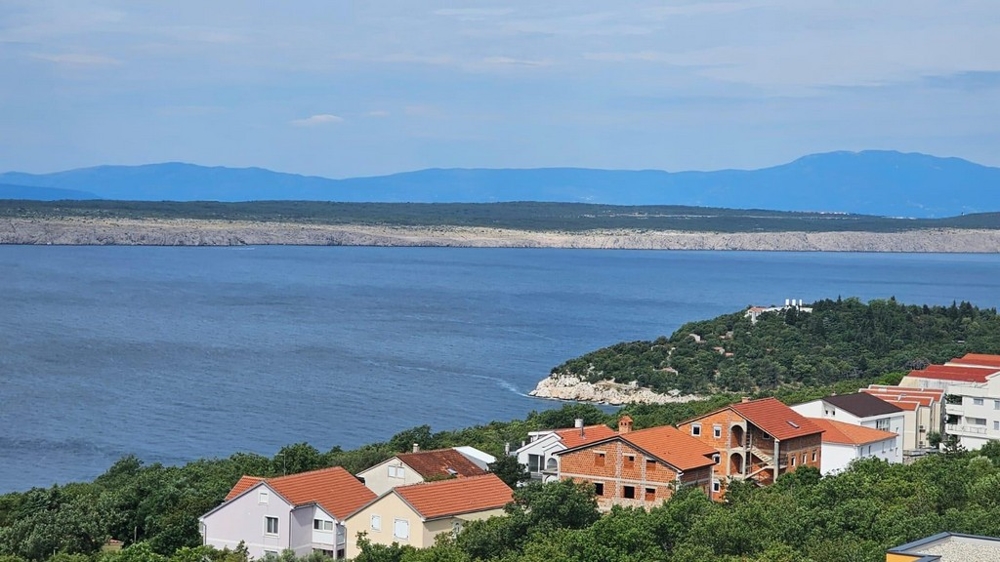 Havsutsikt över fastighet A3695 i Crikvenica, Kroatien - Panorama Scouting.