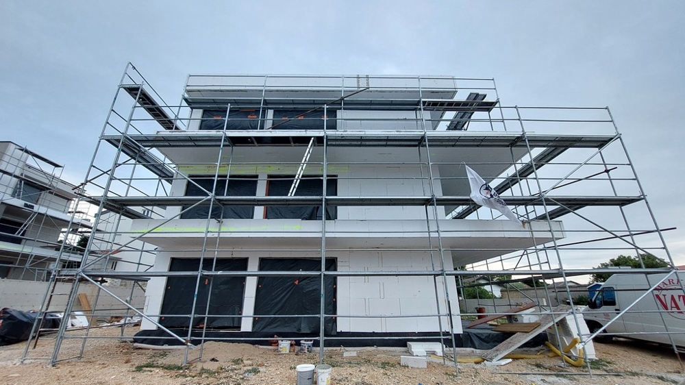 Nya lägenheter till salu i Novalja, Kroatien.