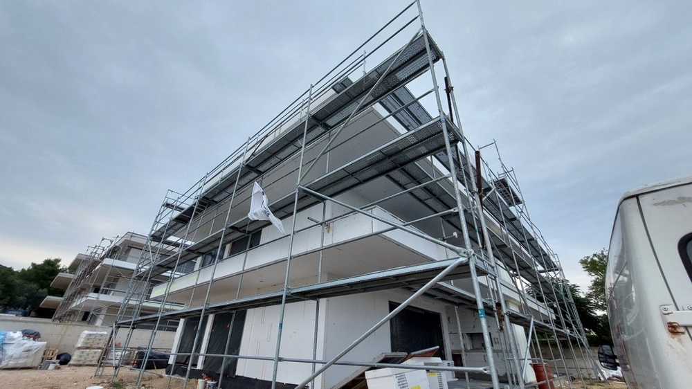 Skal av lägenheten A3731 på Pag i Kroatien.