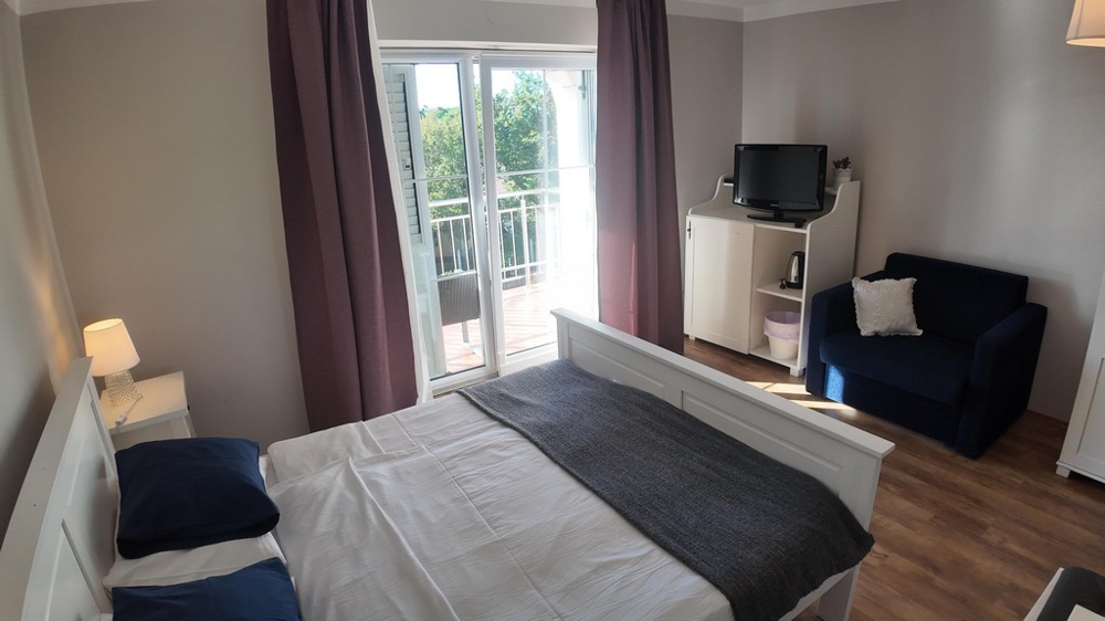 Tillgång till balkong från rummet.