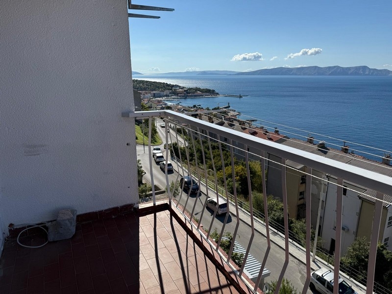 Havsutsikt över fastighet A3769 nära Senj, Kvarnerbukten.