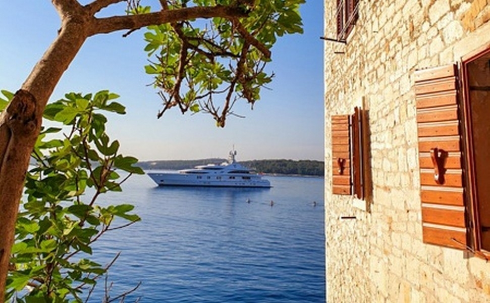 Fastigheter 1:a raden Rovinj, Istrien - Panorama Scouting.