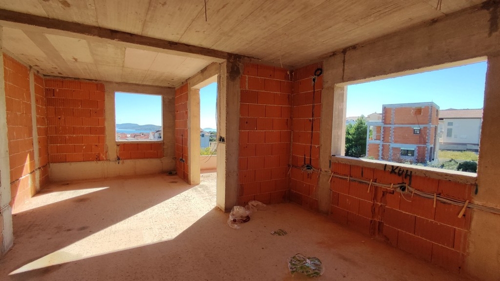 Skal av fastigheten A3817 i Vodice, Kroatien.