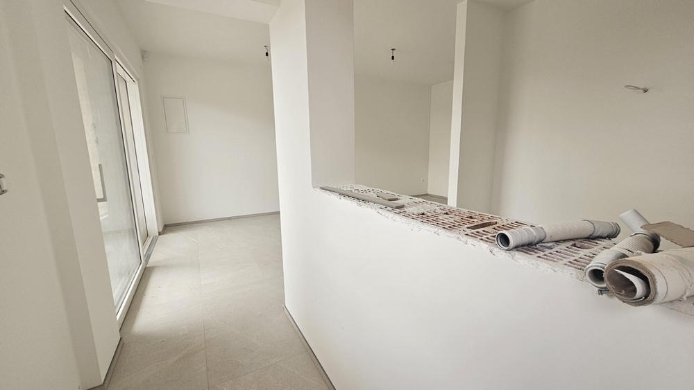 Öppet kök i en ny byggnad