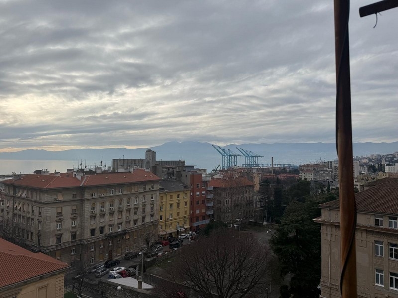 Havsutsikt från balkongen på fastighet A3855 i Kroatien - Panorama Scouting.