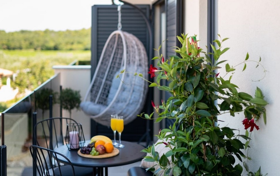 Vacker terrass i Novigrad, Istrien - Lägenhet A3866.