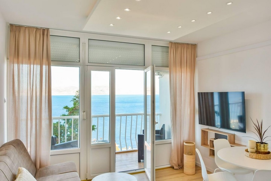 Lägenhet med havsutsikt i Senj, Kvarnerbukten.