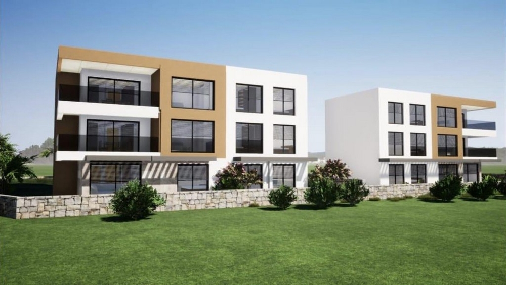 Modern ny byggnad med tydlig arkitektur i Vodice