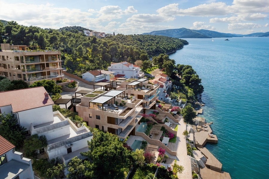 Nybyggda lyxlägenheter med panoramautsikt över havet