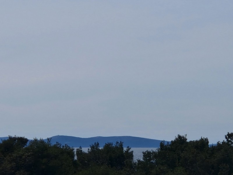 Havsutsikt från en lägenhet i Kroatien