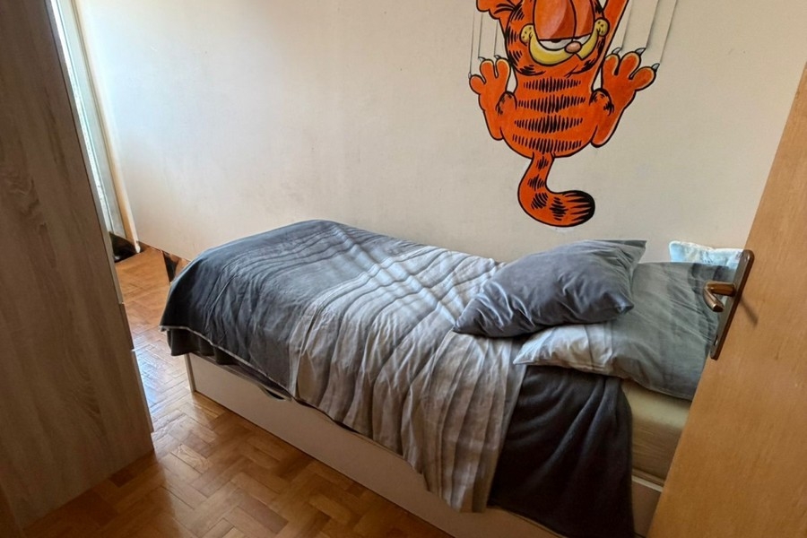 Andra sovrummet med enkelsäng