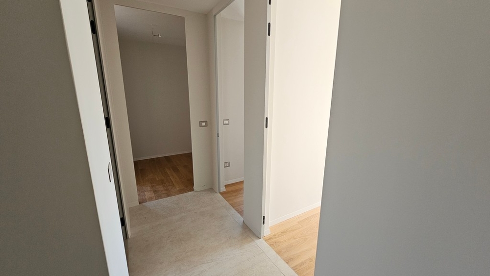 Hall med tillgång till rummen