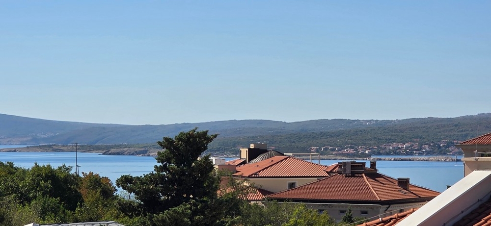 Panoramautsikt över havet från lägenhet A4103 i Crikvenica