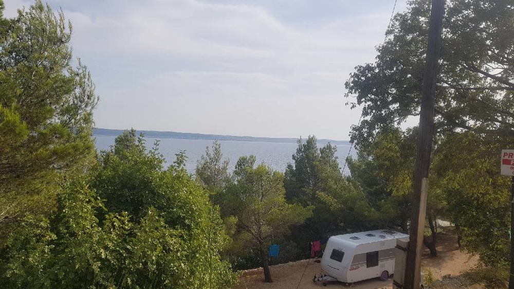 Tittar upp från botten