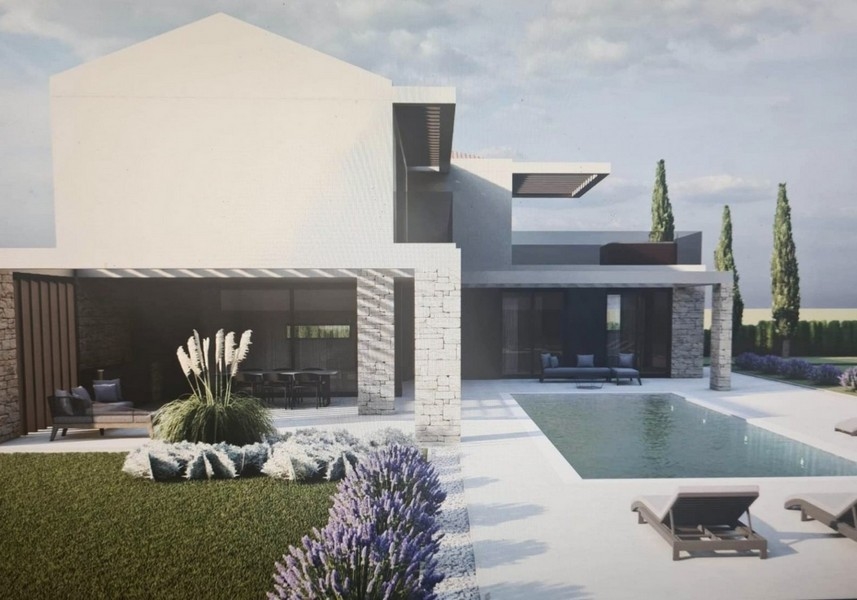 Stor fastighet med bygglov