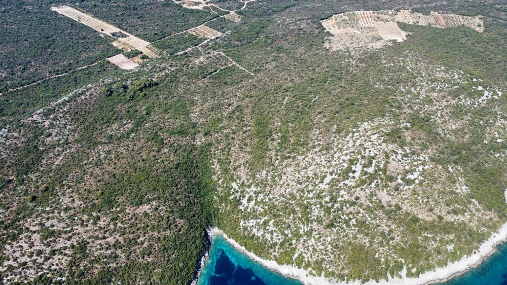 Fastighet vid havet i Kroatien.