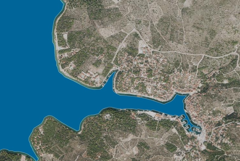 Tomt till salu i Brac i Kroatien - Panorama Scouting.