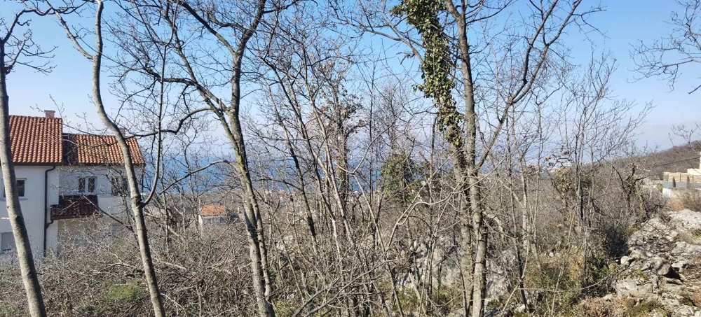 Utsikt från tomten i Rijeka i sydväst
