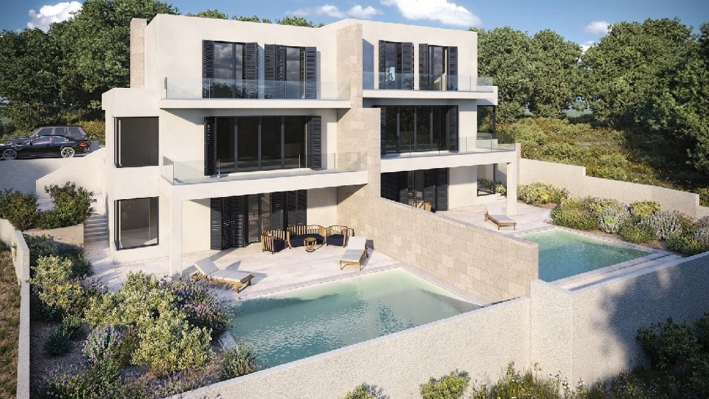 Nya hus i Dalmatien till salu.