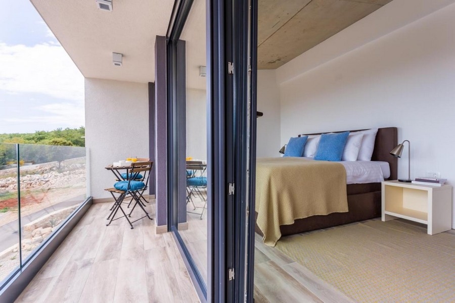 Andra sovrummet fastighet på ön Krk