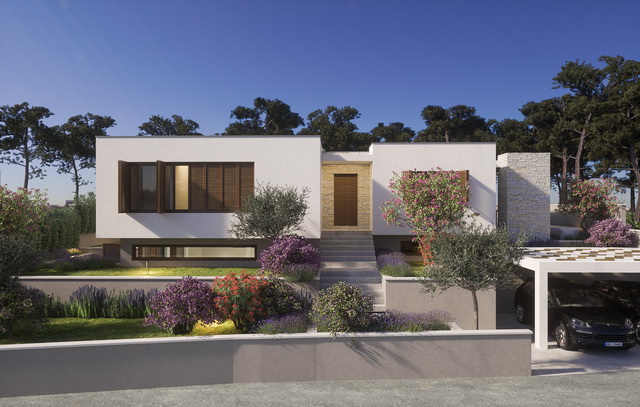 Framifrån av fastigheten H1285