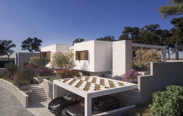 Terrass av fastigheten