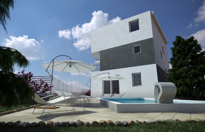 Köp en villa med pool och havsutsikt i Kroatien – Panorama Scouting.