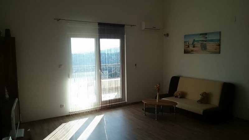 Havsutsikt från övervåningen.