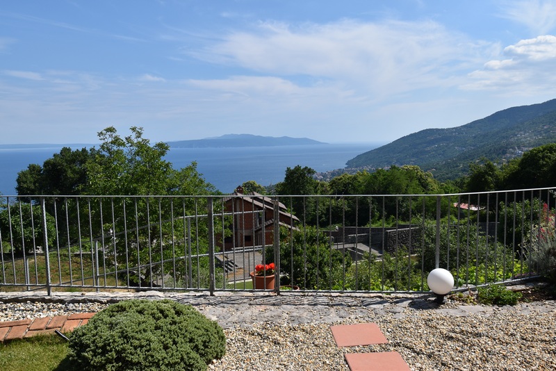 Havsutsikt över Villa H1785, Opatija-regionen, Kroatien - Panorama Scouting.