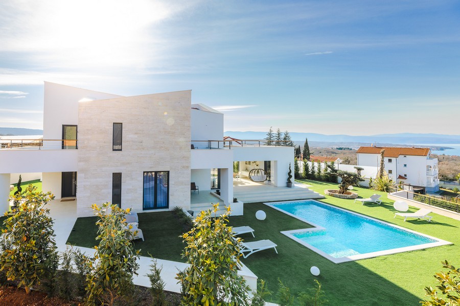 Köp en lyxvilla i Kroatien, Kvarnerbukten, ön Krk - Panorama Scouting Immobilien H2125, inköpspris: 1 500 000 EUR - Bild 2